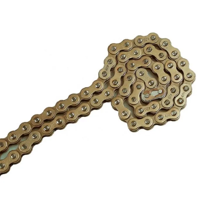 Cg125 Mutur tal-Azzar Stainless Steel Roller Foring Chain Timing