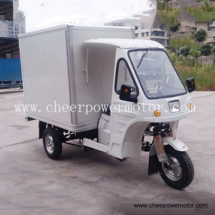 250cc Petrol 4-Stroke Container Van Tricycle